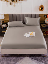 [Grigio] SilkSilky-IT 19Momme Set di biancheria da letto 002