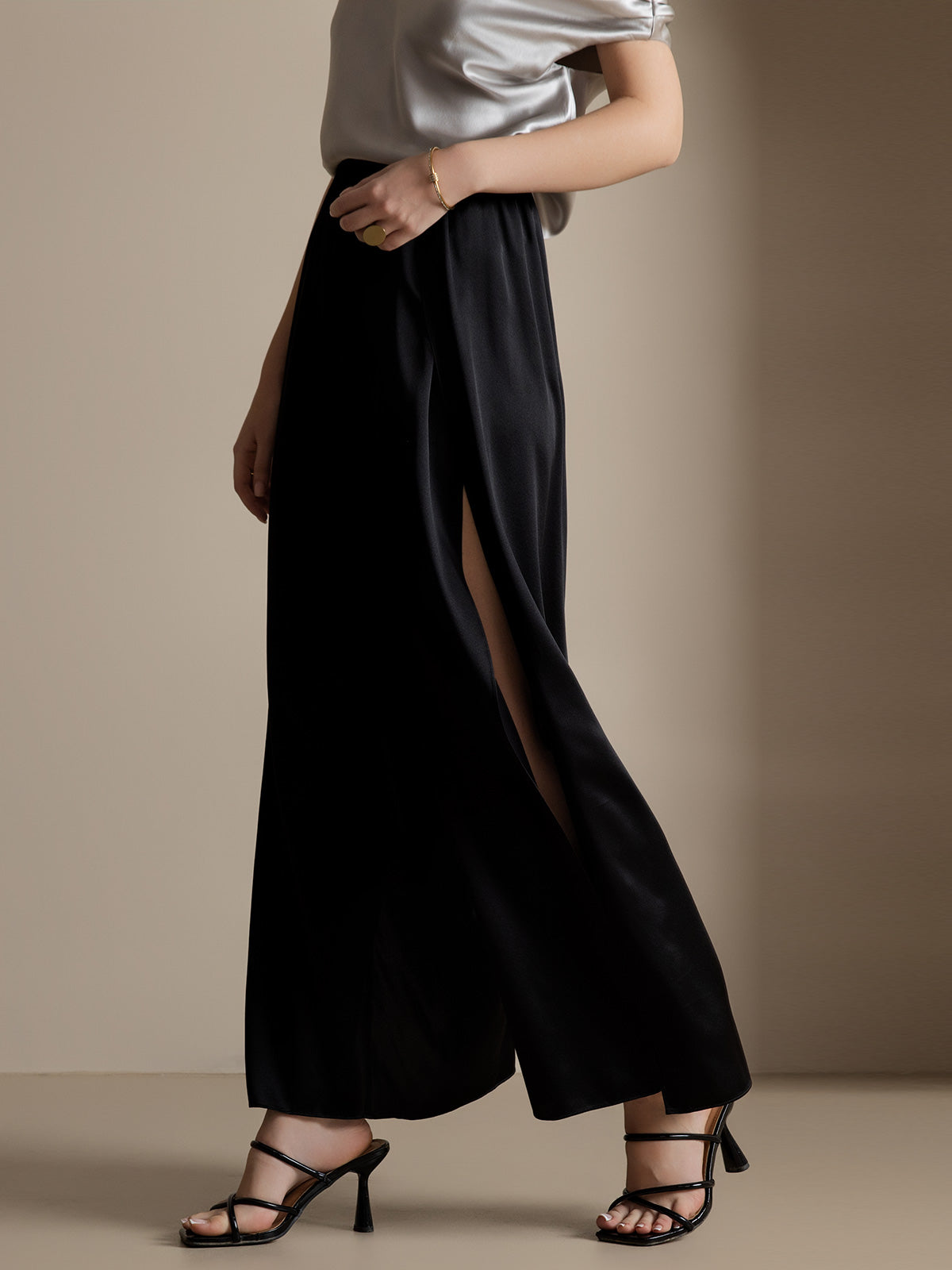 [Nero] SilkSilky-IT 19Momme Seta Womens Pants 005