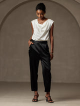 [Nero] SilkSilky-IT 19Momme Seta Womens Pants 001