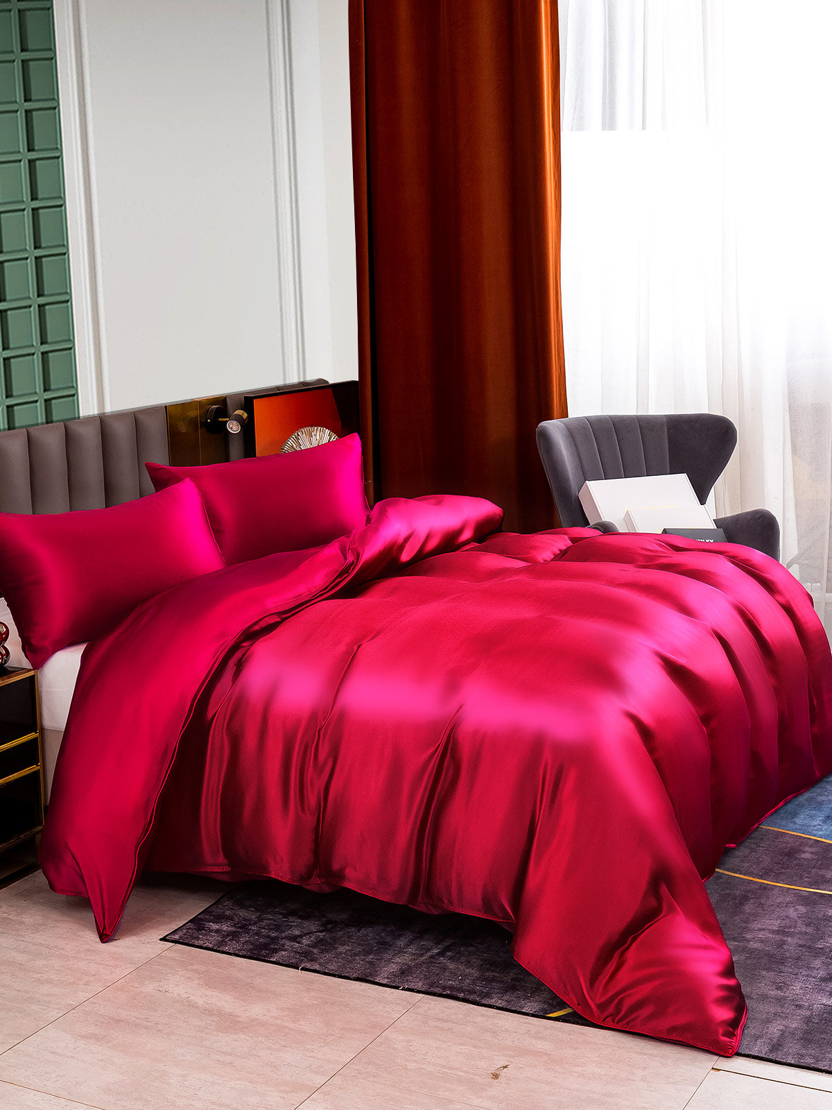 [Vino] SilkSilky-IT 25Momme Seta pura Bedding Set 003