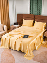 [Champagne] SilkSilky-IT 25Momme Set di biancheria da letto 002