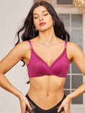 SilkSilky IT Maglia di seta Bra Viola 003