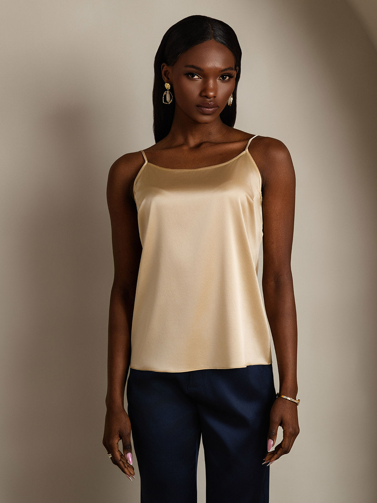 [Champagne] SilkSilky-IT 19Momme Seta Camisoles 003