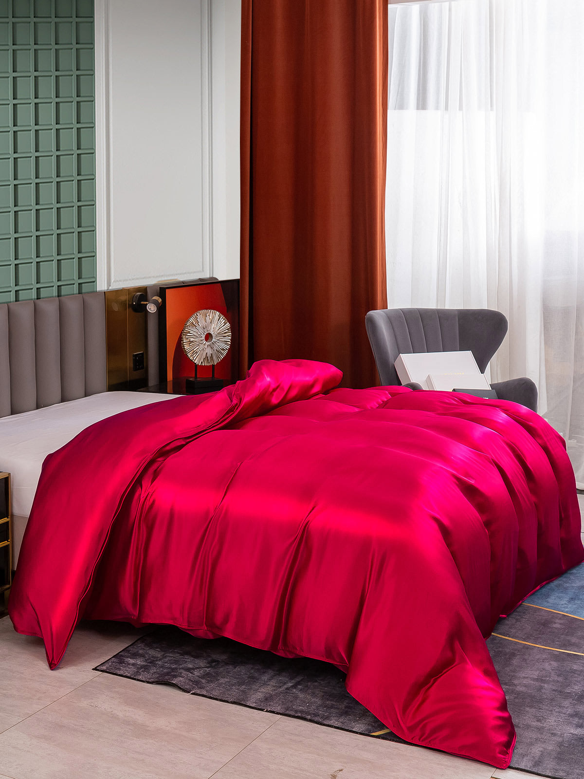 [Vino] SilkSilky-IT 25Momme Seta pura Duvet Cover 002