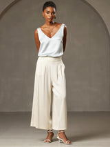 [Azzurro] SilkSilky-IT Sleeveless V Neck Cami 008