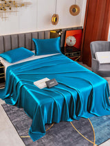 [Verde Acqua] SilkSilky-IT 19Momme Set di biancheria da letto 001