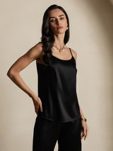 [Nero] SilkSilky-IT Spaghetti Strap Cami 005
