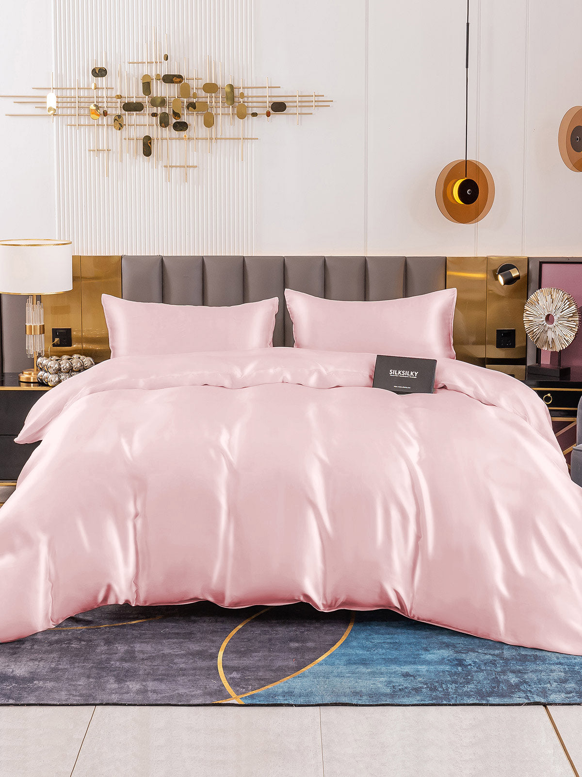 [Rosa] SilkSilky-IT 19Momme Seta pura Bedding Set 002