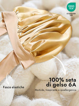 [Champagne] SilkSilky-IT Cuffia di seta 002