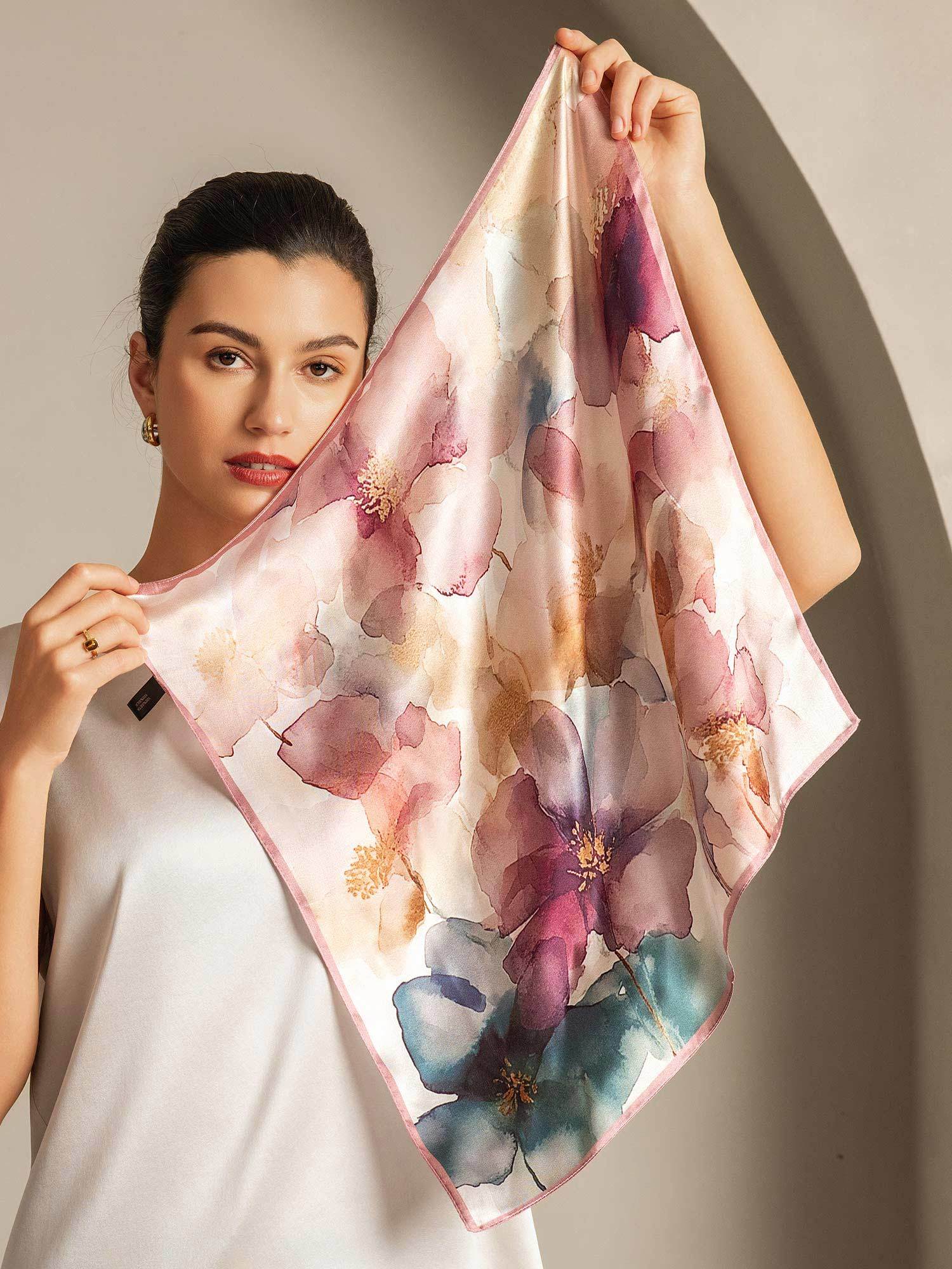 [P102] SilkSilky-IT Seta pura Scarf 003,