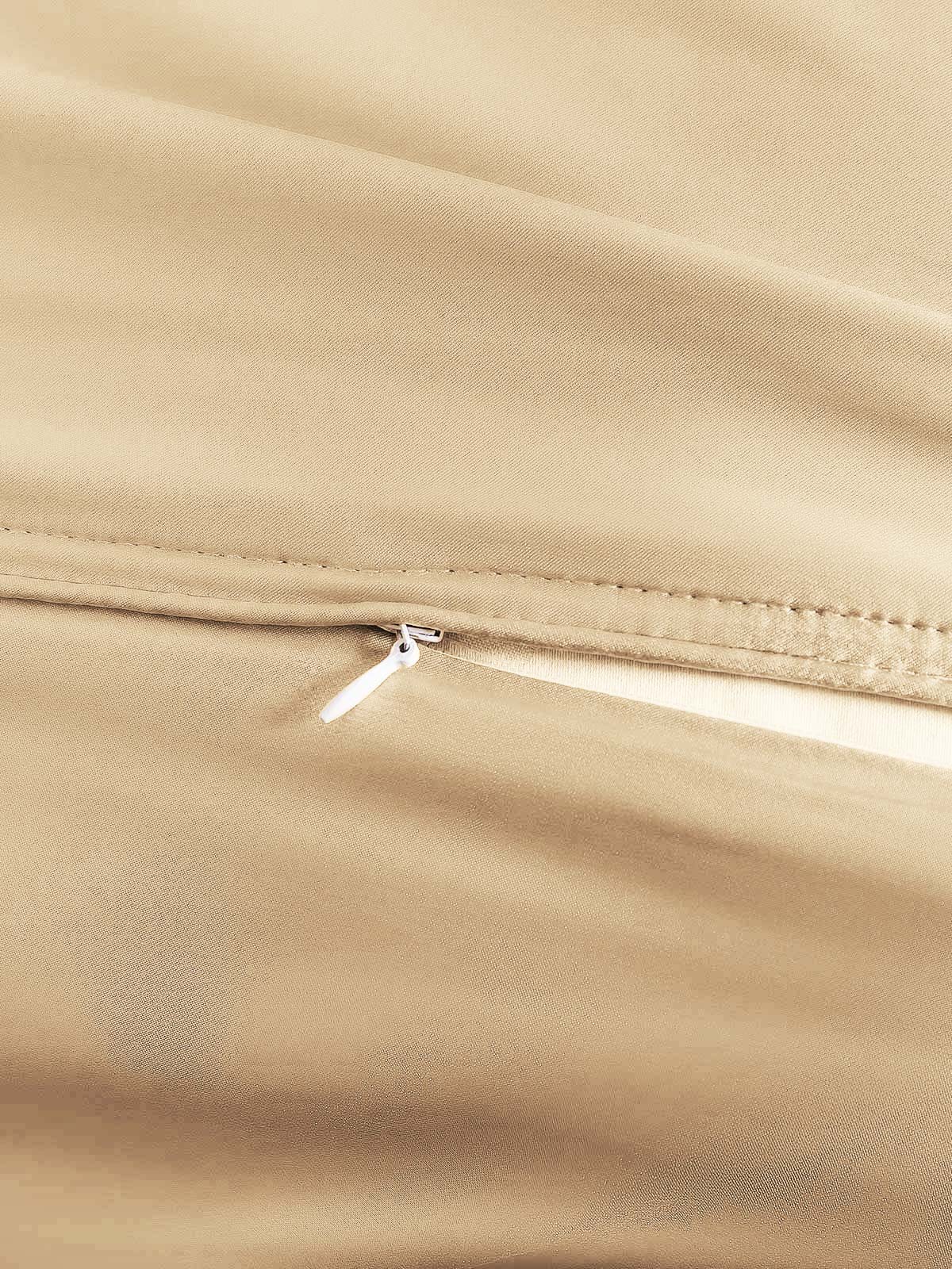 [Beige] SilkSilky-IT 22Momme Seta pura Duvet Cover 005