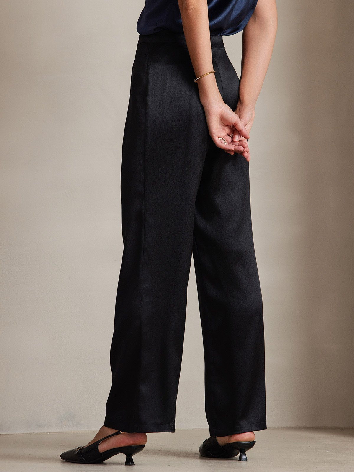 [Nero] SilkSilky-IT 19Momme Seta Womens Pants 004