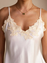 [Bianco] SilkSilky-IT Sleeveless V Neck Cami 004
