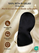 [Nero] SilkSilky-IT Mascherina da Notte 003