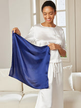 [Blu Scuro] SilkSilky-IT Sciarpa 004