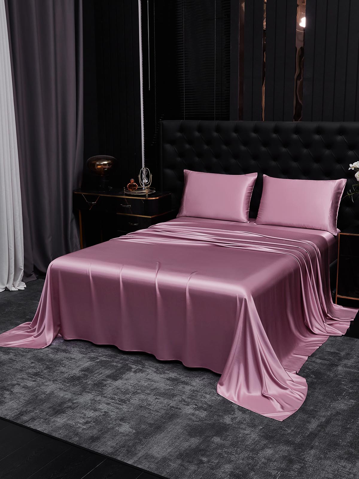 [Orchidea Malva] SilkSilky-IT 22Momme Seta pura Bedding Set 002