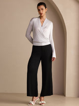 [Grigio] SilkSilky-IT Long Sleeve Bluse 005