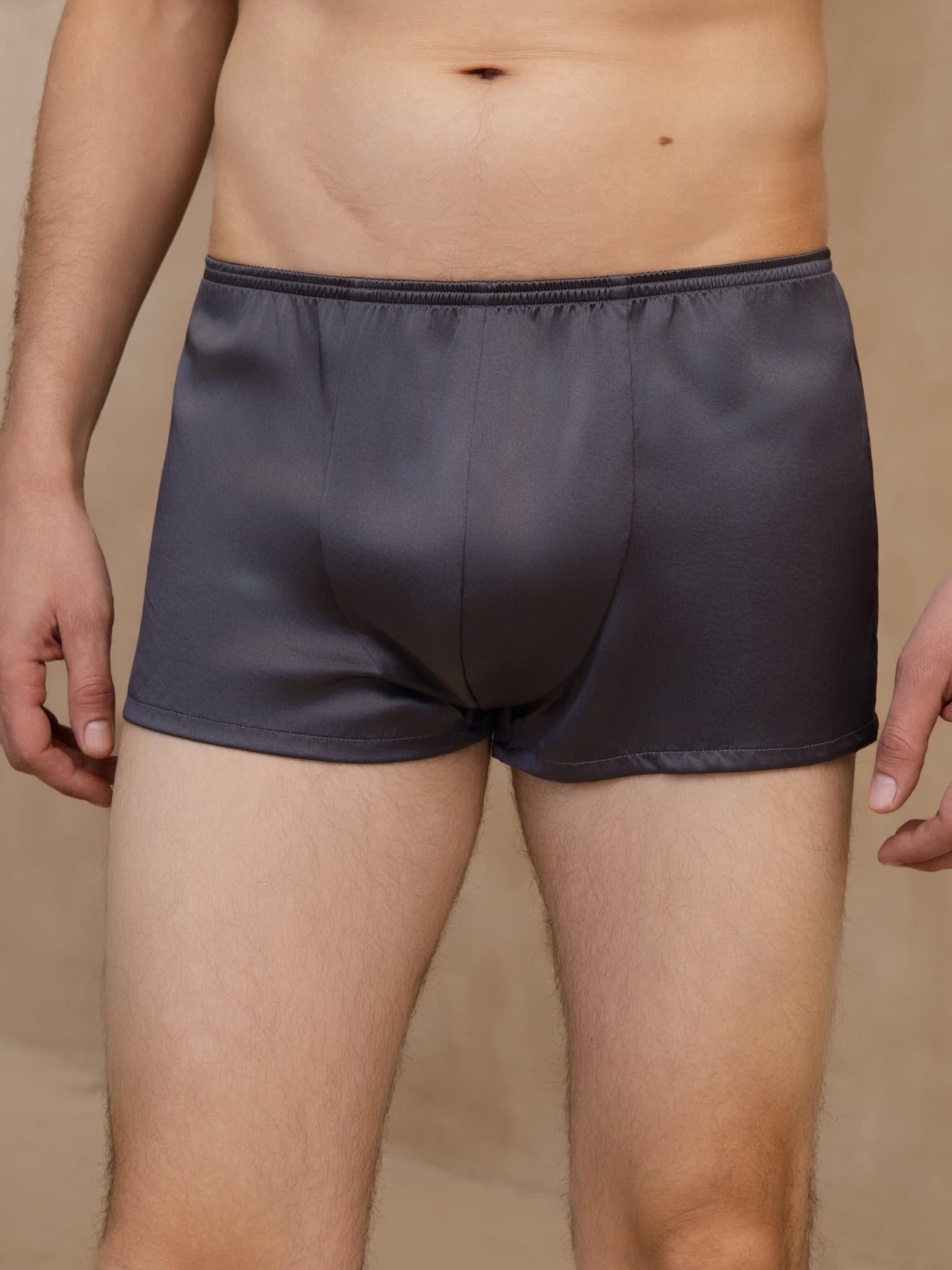 [Grigio Scuro] SilkSilky-IT Mens Underwear 001