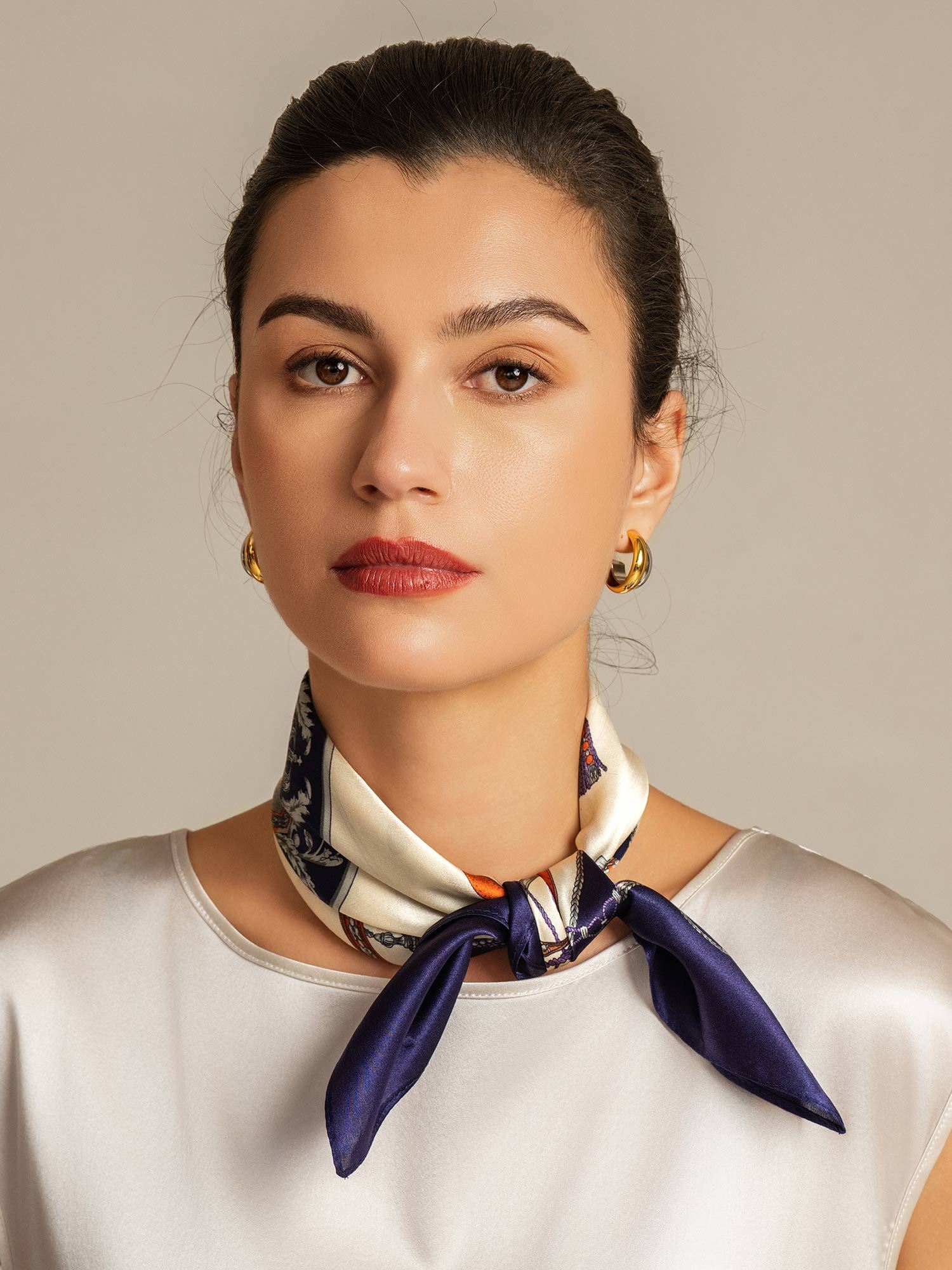 [P097] SilkSilky-IT Seta pura Scarf 003