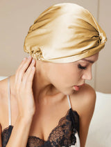 [Champagne] SilkSilky-IT Cuffia di seta 002