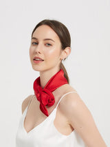 [Rosso] SilkSilky-IT Sciarpa 005