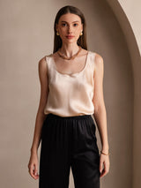 [Champagne] SilkSilky-IT Sleeveless Cami 006