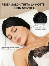 [Nero] SilkSilky-IT Cuffia di seta 006
