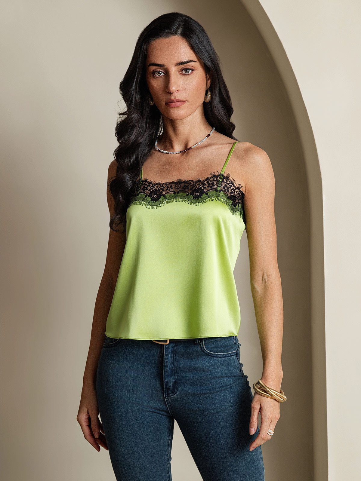 [Menta Verde] SilkSilky-IT 19Momme Seta Camisoles 001