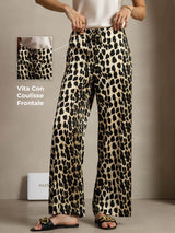 [Leopardo] SilkSilky-IT 19Momme Seta Womens Pants 002,