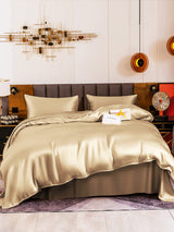 [Beige] SilkSilky-IT 19Momme Set di biancheria da letto 002