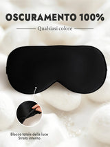 [Nero] SilkSilky-IT Mascherina da Notte 001