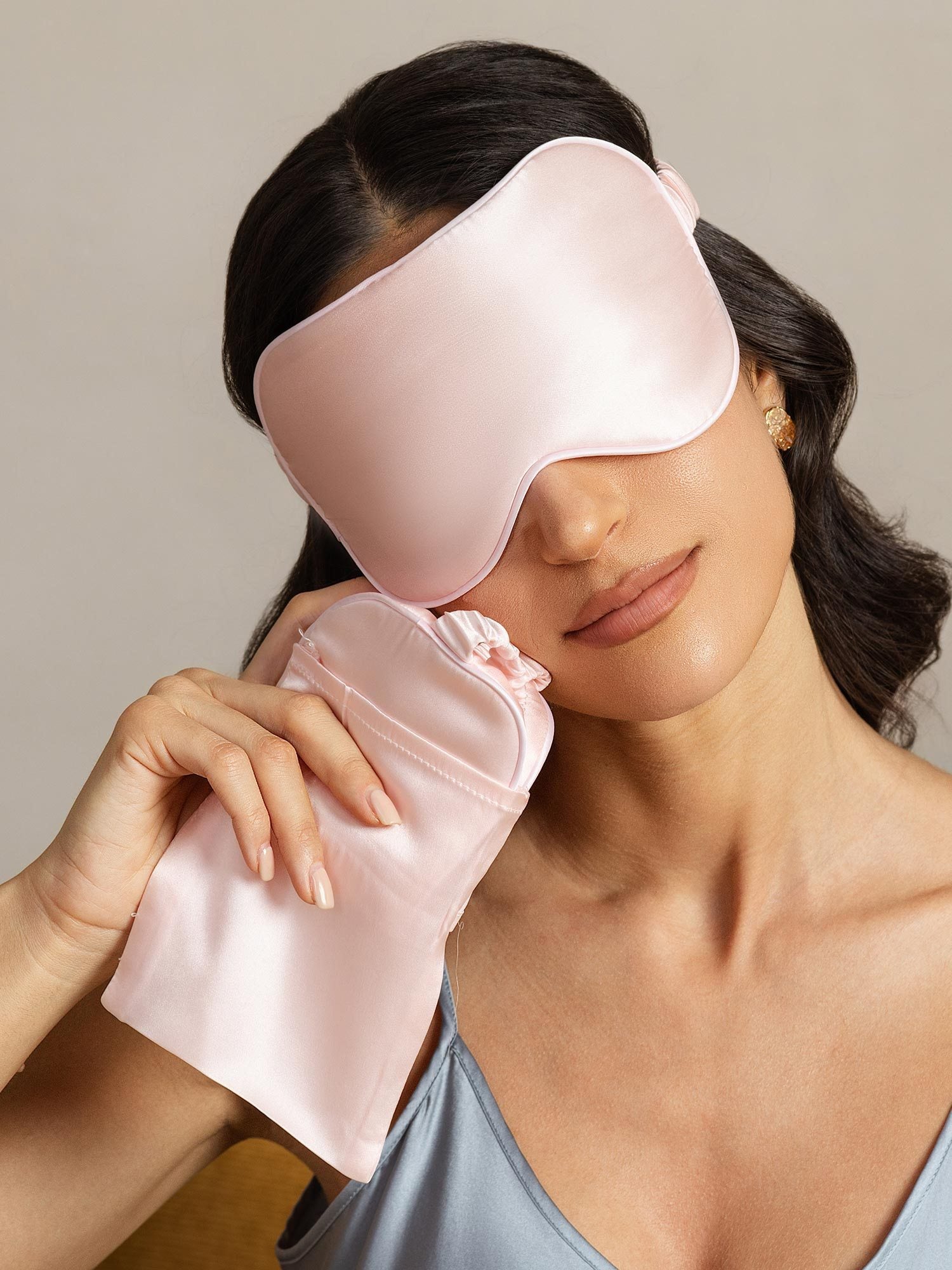 [Rosa] SilkSilky-IT Seta pura Eye Mask 006