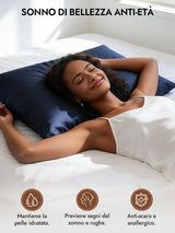 [Blu Scuro] SilkSilky-IT 30Momme Federa 003
