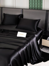 [Nero] SilkSilky-IT 25Momme Set di biancheria da letto 003