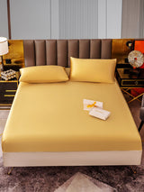 [Champagne] SilkSilky-IT 22Momme Set di biancheria da letto 001