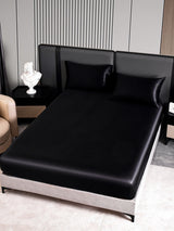 [Nero] SilkSilky-IT 22Momme Set di biancheria da letto 005