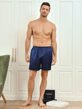 [Blu Scuro] SilkSilky-IT Mens Sleep Bottoms 004