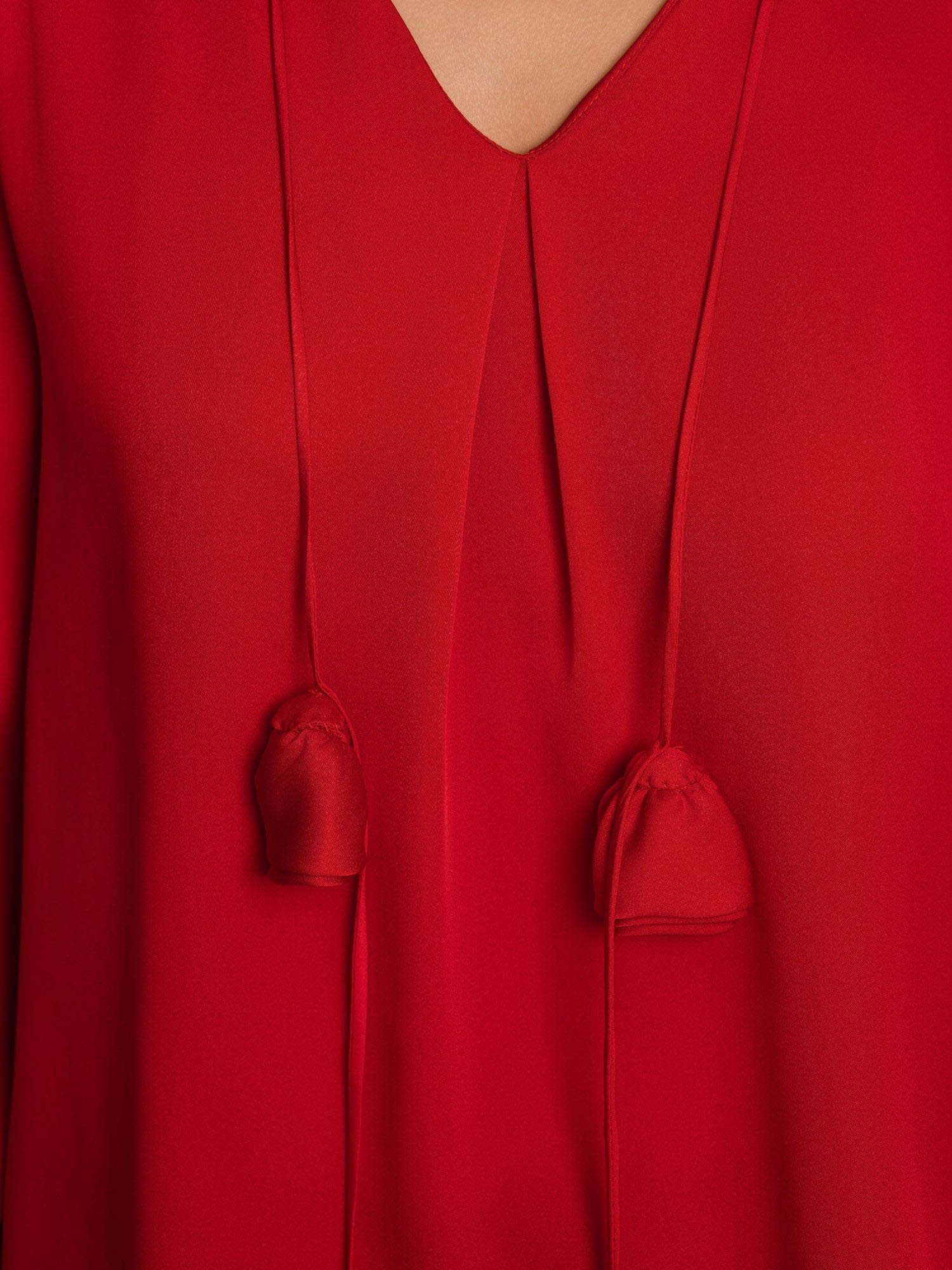 [Vino] SilkSilky-IT 19Momme Seta Manica lunga Scollo a V Camicette 004