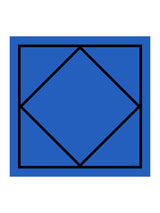 [Quadrato Blu] SilkSilky-IT Sciarpa 001