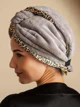 [Leopardo] SilkSilky-IT Turbante Per Capelli 008