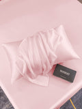 SilkSilky IT 30Momme Seta pura Pillowcase Rosa 004