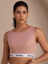 [Rosa] SilkSilky-IT Sleeveless Crew Neck Cami 003