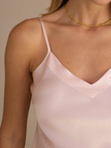 [Rosa Chiaro] SilkSilky-IT Sleeveless V Neck Cami 005
