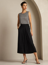 [Nero] SilkSilky-IT Pantaloni da donna 005
