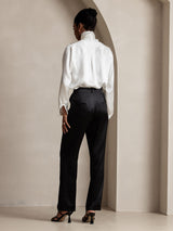 [Nero] SilkSilky-IT 19Momme Seta Womens Pants 004