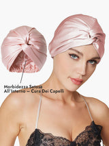 [Rosa] SilkSilky-IT Cuffia di seta 004