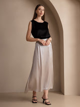 [Nero] SilkSilky-IT Sleeveless Round Neck Cami 007