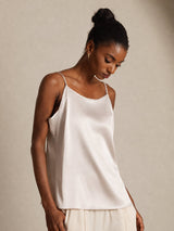 [Beige] SilkSilky-IT Spaghetti Strap Cami 004