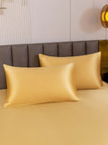 SilkSilky-IT 19Momme Seta pura Pillowcase Champagne 001