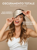 [Kaki Scuro] SilkSilky-IT Mascherina da Notte 002